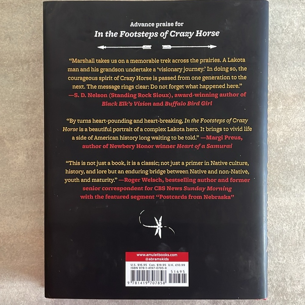 In the Footsteps of Crazy Horse Joseph Marshall III + Jim Yellowhawk Lakota YA - Picture 3 of 8